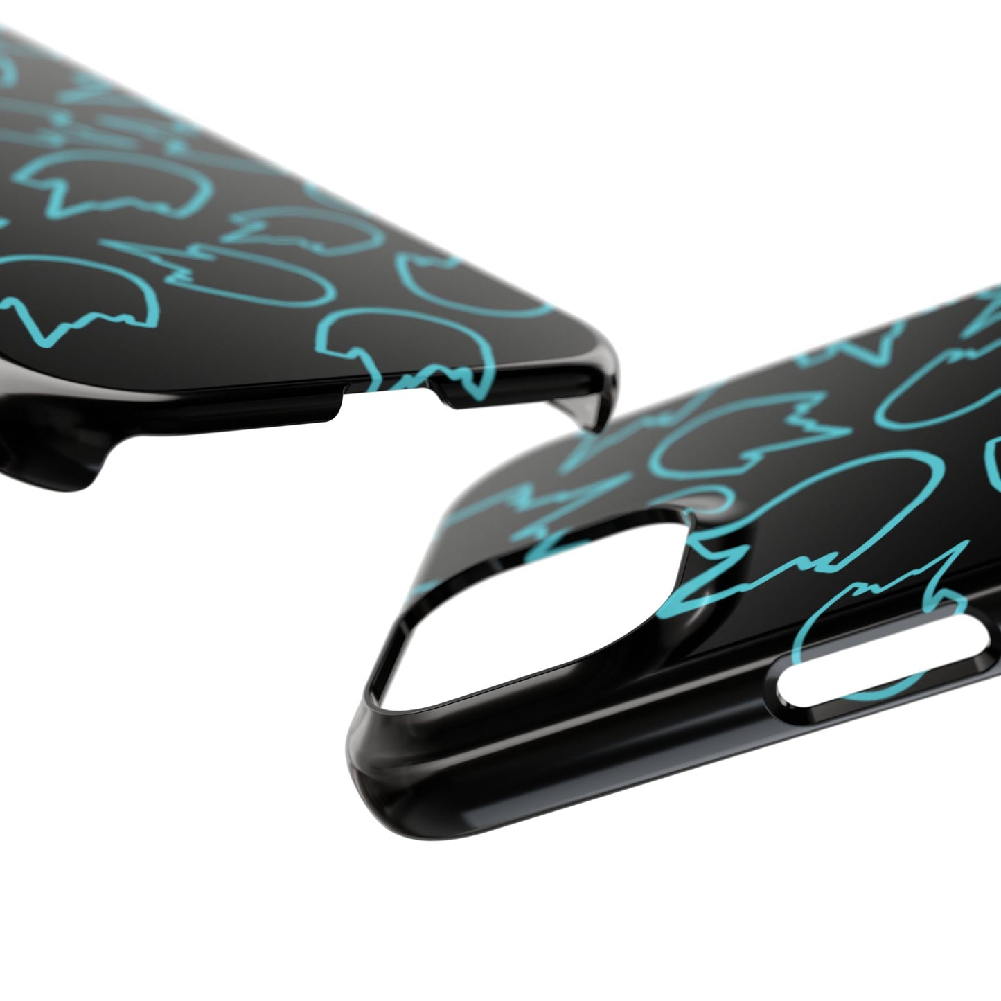 Kick-Flip Blue Phone Case