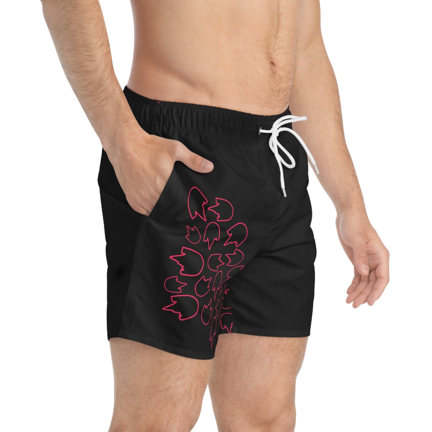 Misfit Pink Swim Shorts