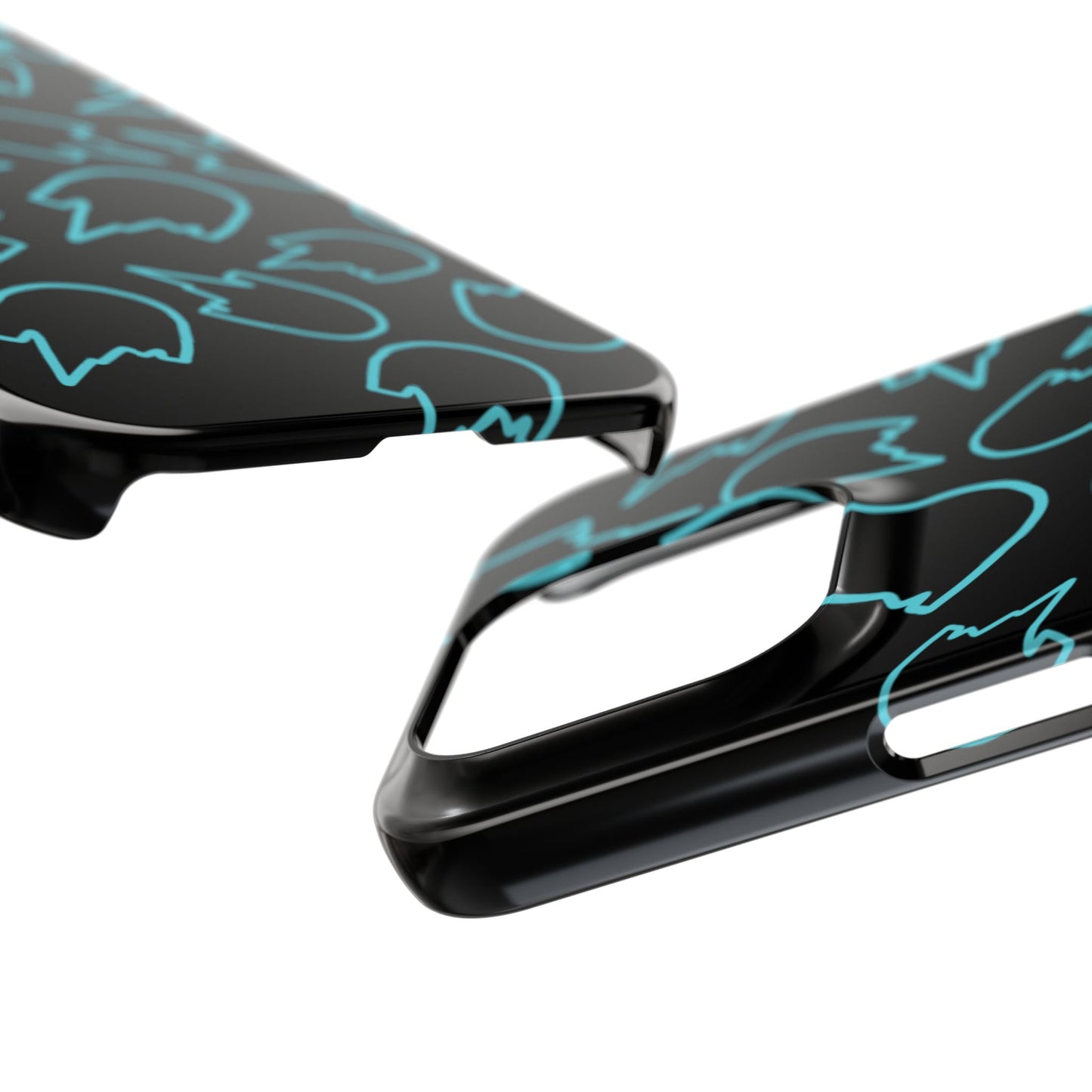 Kick-Flip Blue Phone Case