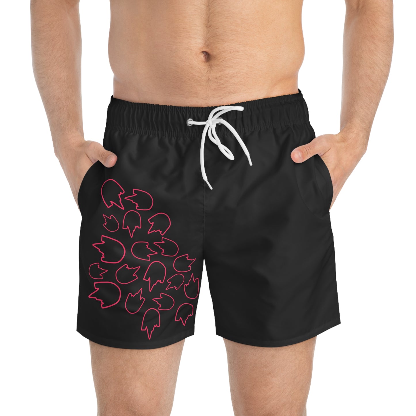 Misfit Pink Swim Shorts