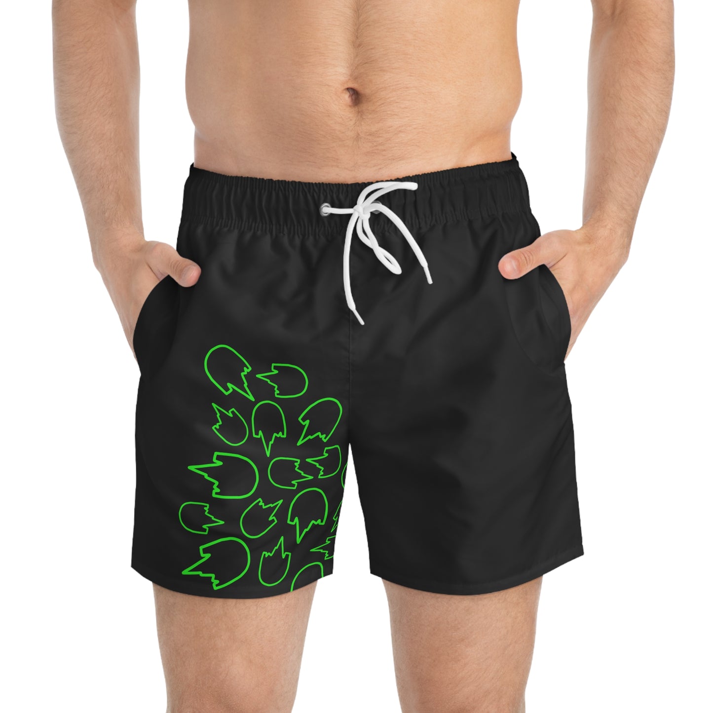 Vengeance Green Swim Shorts