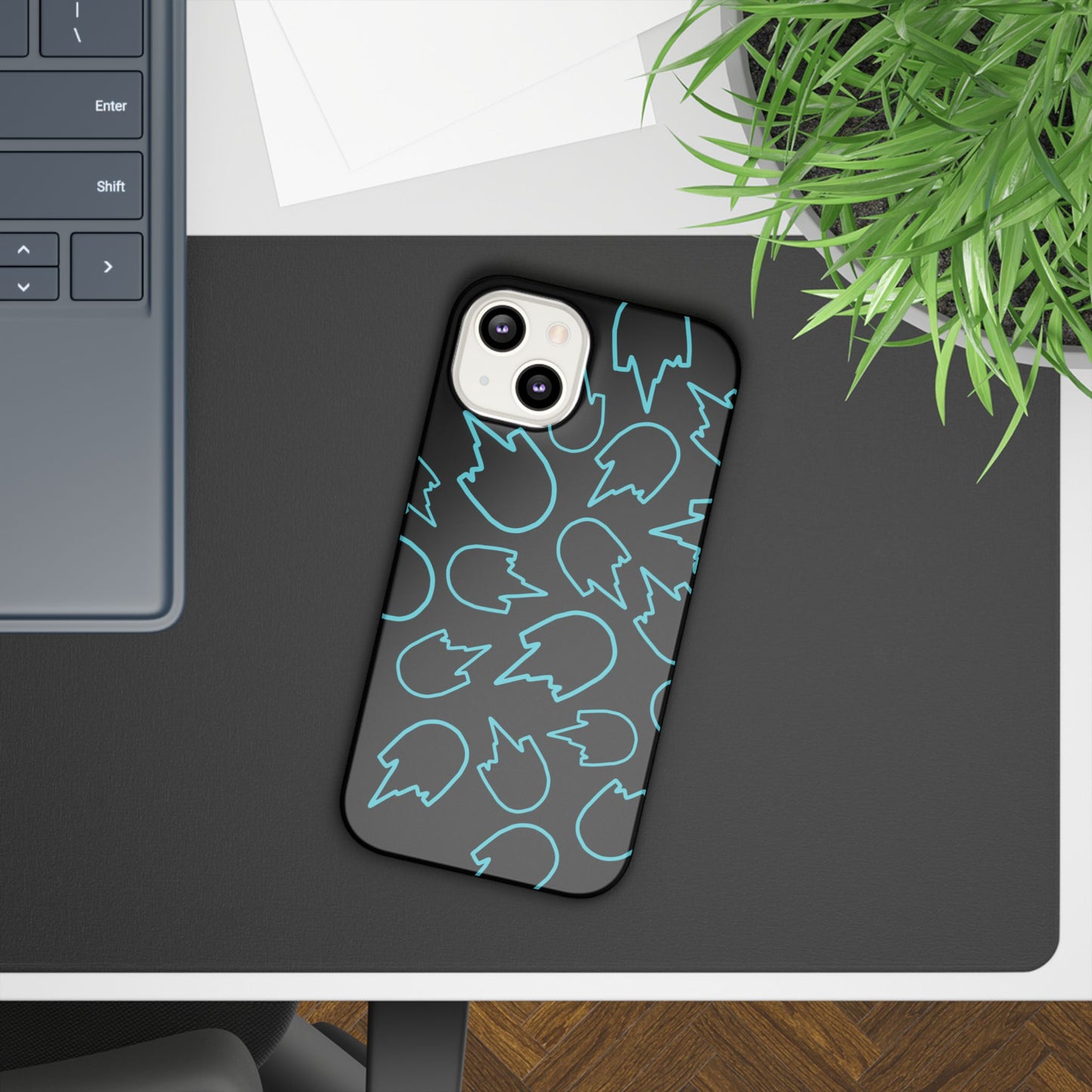 Kick-Flip Blue Phone Case