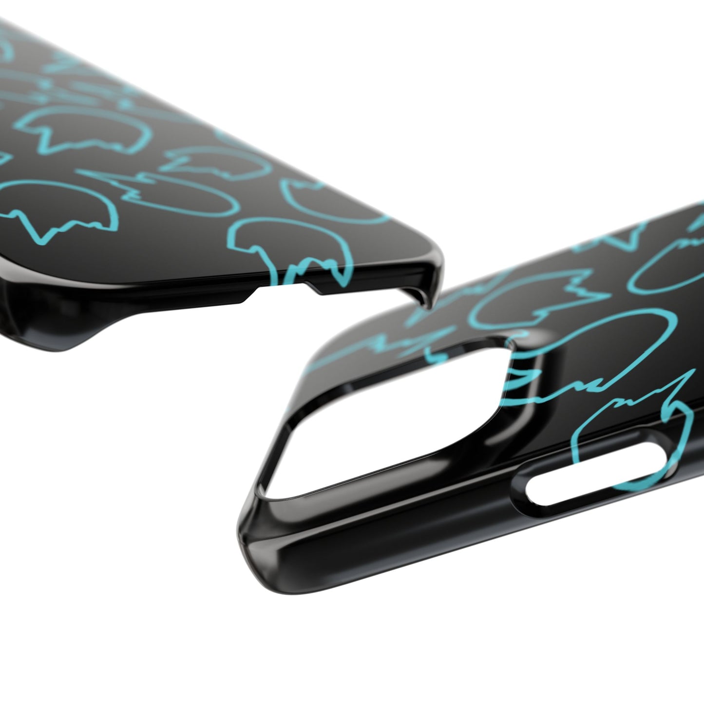 Kick-Flip Blue Phone Case