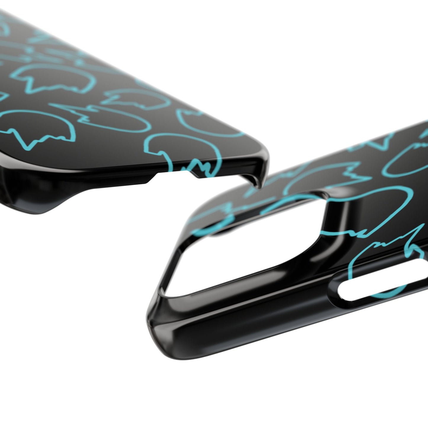 Kick-Flip Blue Phone Case