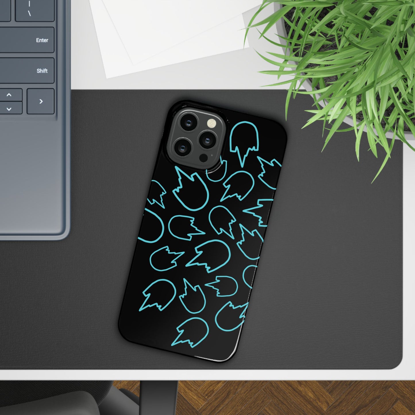 Kick-Flip Blue Phone Case