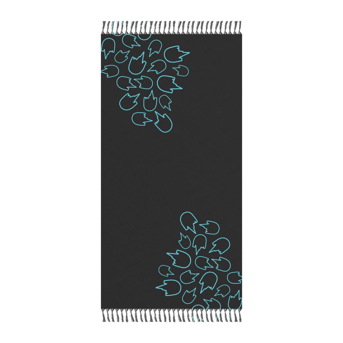 Kick-Flip Blue Bohoe Beach Towel