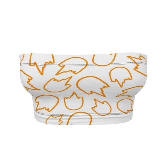 Sunset orange swim bandeau