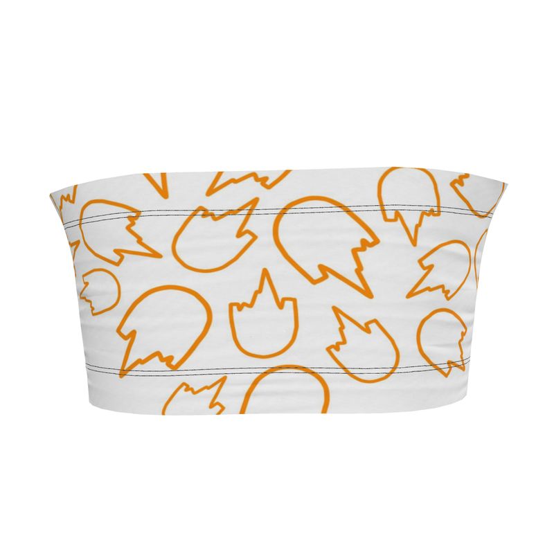 Sunset orange swim bandeau