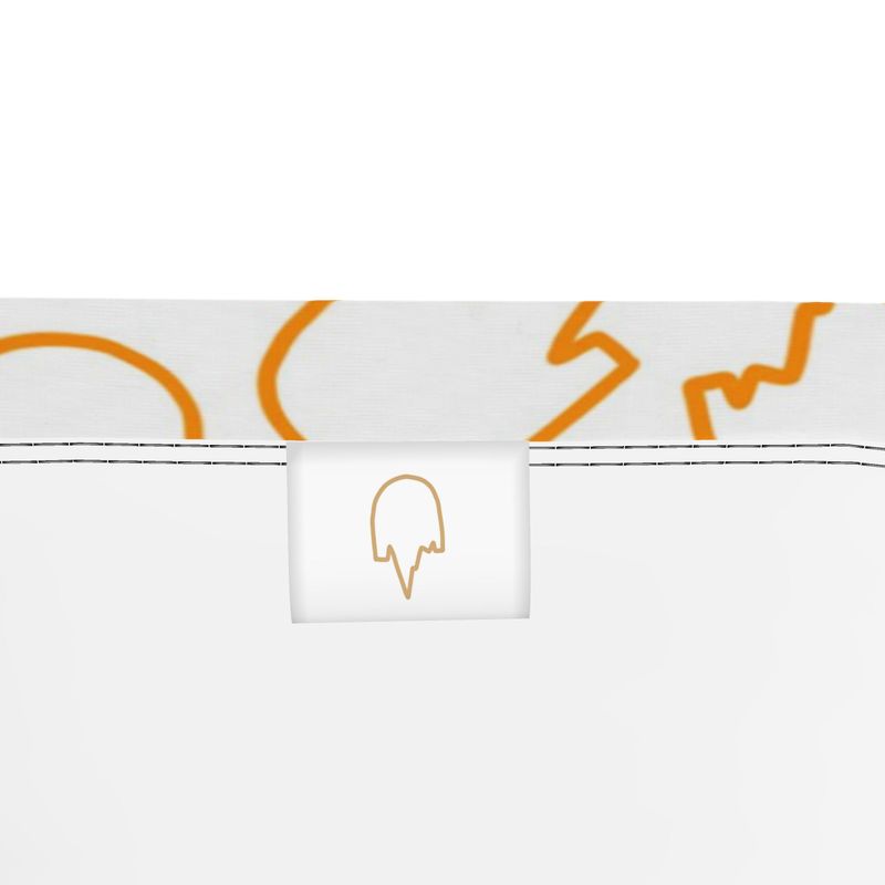 Sunset orange swim bandeau