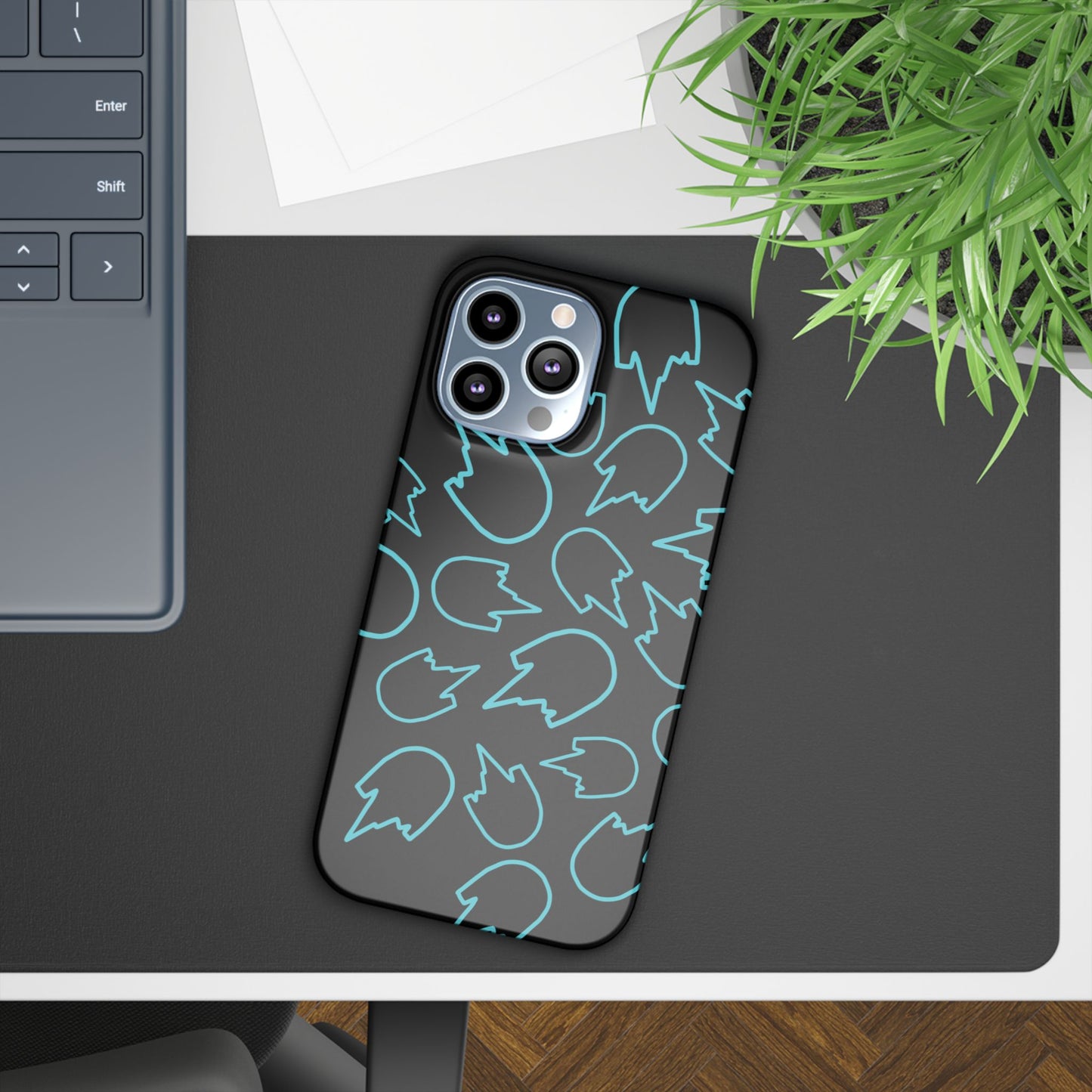 Kick-Flip Blue Phone Case