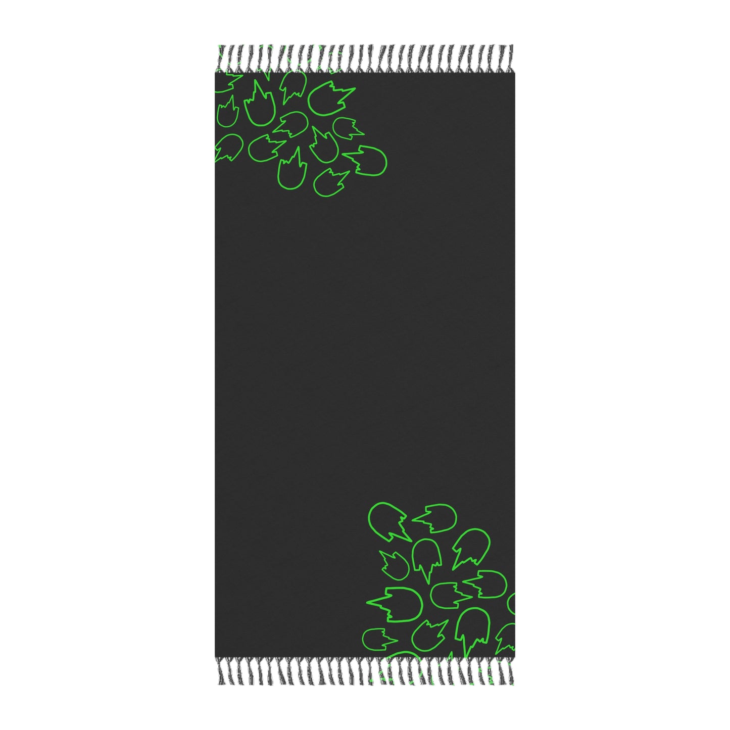 Vengeance Green Bohoe Beach Towel