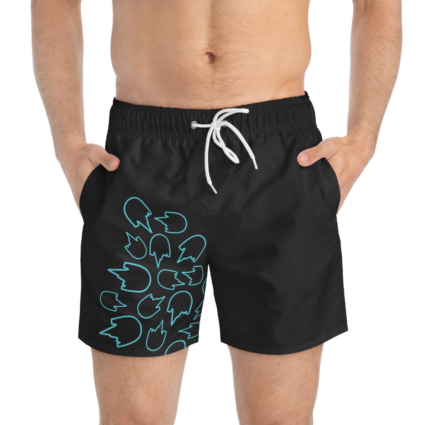 Kick-Flip Blue Swim Shorts