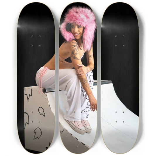 Winter collection campaign wall art